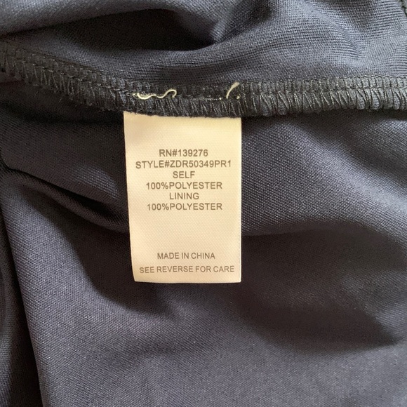 DR2 Nordstrom Rack Women’s Aqua Blue Floral Dress Drawstring Waist with Pockets - Picture 8 of 9